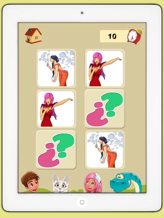 Изображение игры: Memory game of top models - Games for brain training for children and adults