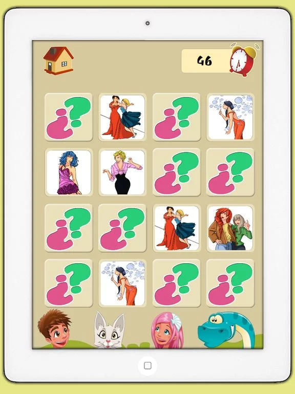 Изображение игры: Memory game of top models - Games for brain training for children and adults