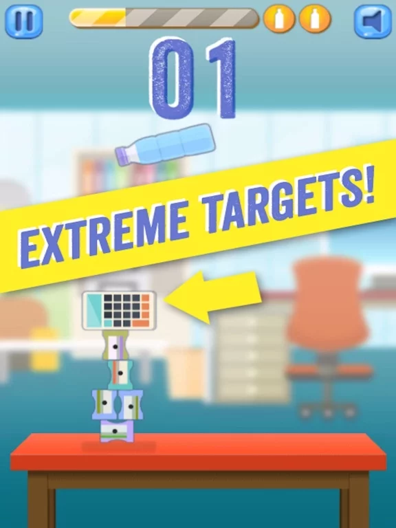 Изображение игры: Flip Them All - Impossible Bottle Flipp Challenge