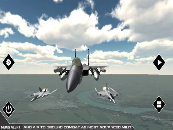 Изображение игры: Air Jet Fighter Missile Attack