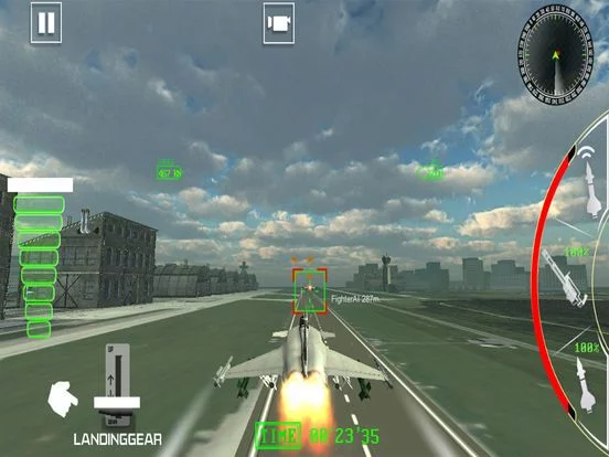 Изображение игры: Air Jet Fighter Missile Attack