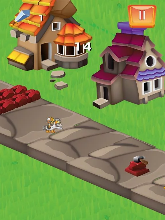 Изображение игры: Knight Ride
