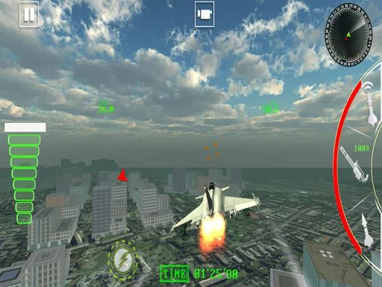 Изображение игры: Air Jet Fighter Missile Attack