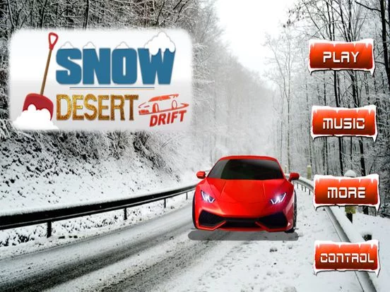 Изображение игры: Real Desert Car Snow Drifting