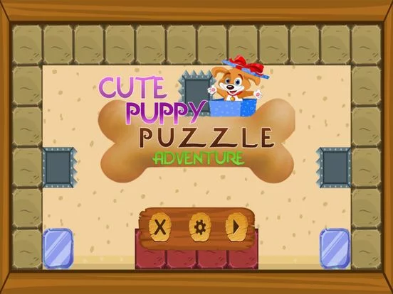 Изображение игры: Cute Puppy Puzzle Adventure