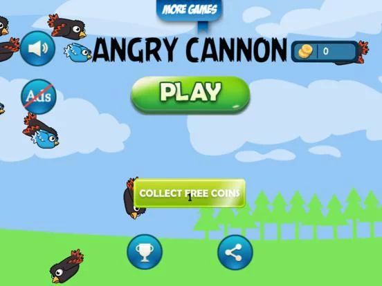 Изображение игры: The Angry Cannon