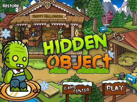 Изображение игры: Halloween Hidden Objects game