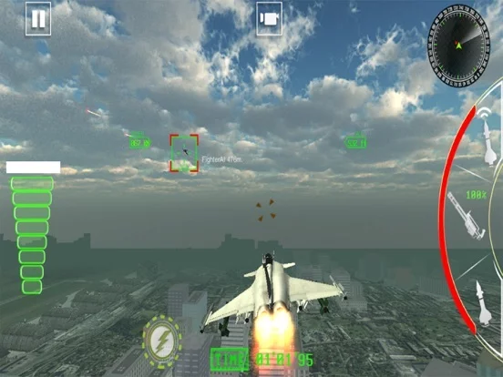 Изображение игры: Air Jet Fighter Missile Attack