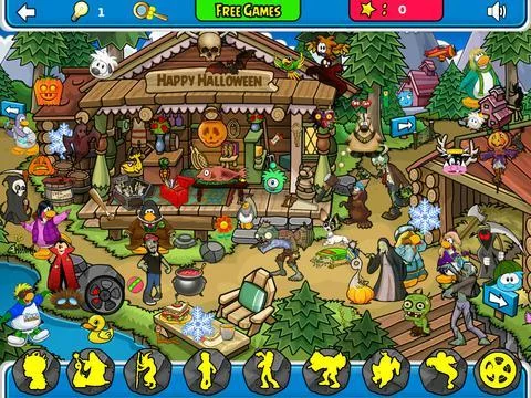 Изображение игры: Halloween Hidden Objects game