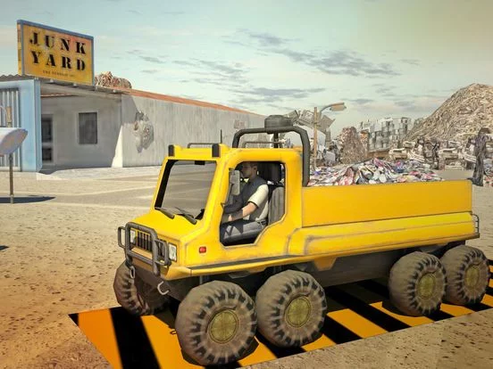 Изображение игры: Messy Junkyard Driving Simulator