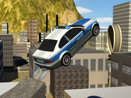 Изображение игры: Crazy Roof Jumping Stunt n Furious Limo Car Racing