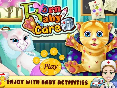Изображение игры: Born Baby Pet Care and Hospital