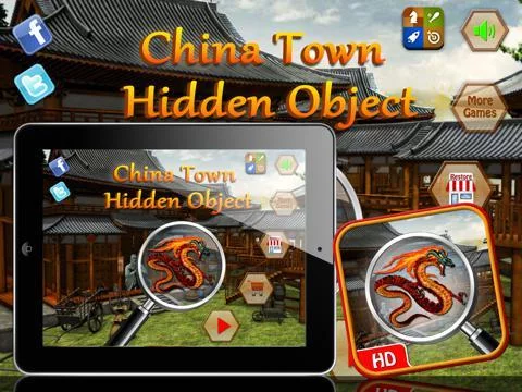 Изображение игры: ChinaTown Hidden Object -free Hidden objects Games