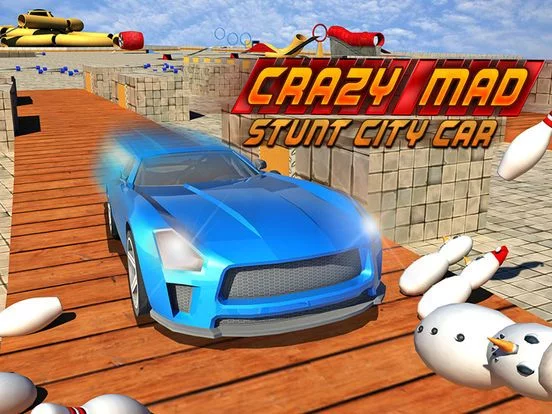 Изображение игры: Crazy Mad Stunt of City Car