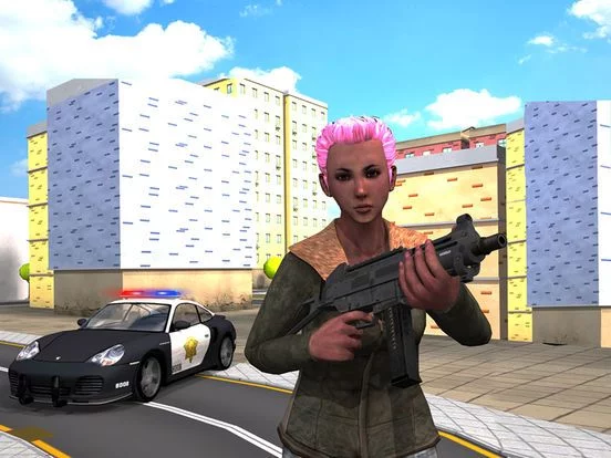 Изображение игры: Grand Gangster Girl Auto City Crime