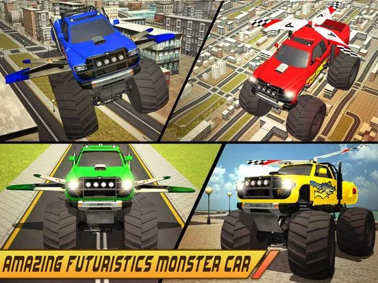 Изображение игры: Flying 4x4 Off Road Racing Truck