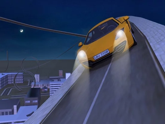 Изображение игры: Crazy Roof Jumping Stunt n Furious Limo Car Racing