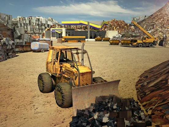 Изображение игры: JunkYard Car Scrape N Driving Challenges