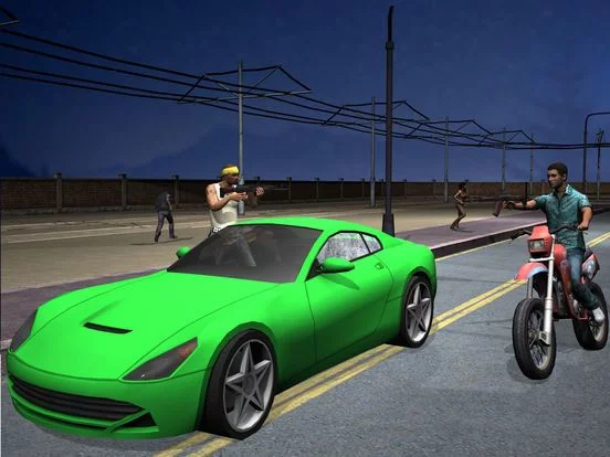 Изображение игры: City Gangster Combat the Gun Shot