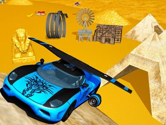 Изображение игры: Flying Racing Rivals Sports Car Drifting