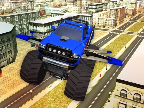 Изображение игры: Flying 4x4 Off Road Racing Truck
