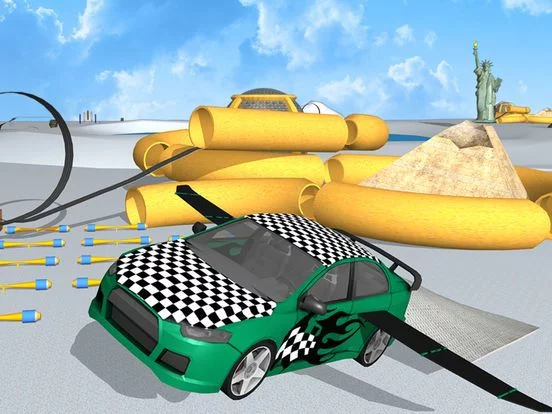 Изображение игры: Flying Racing Rivals Sports Car Drifting