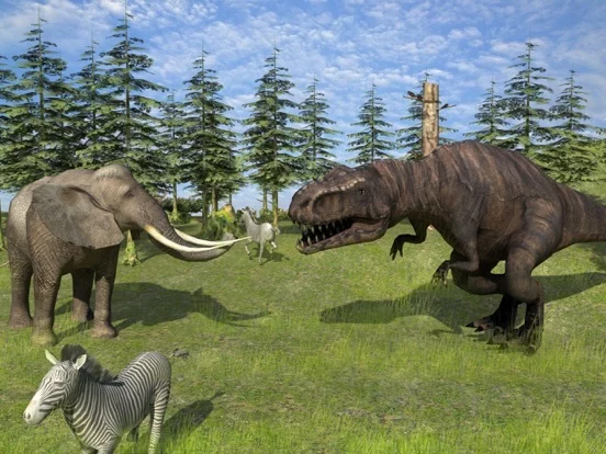 Изображение игры: Hungry Dinosaur Forest Wild simulator