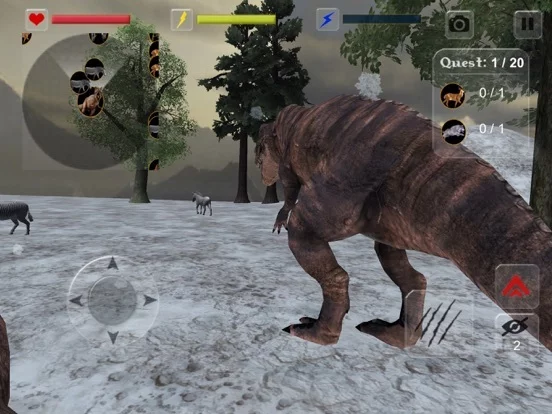Изображение игры: Hungry Dinosaur Forest Wild simulator