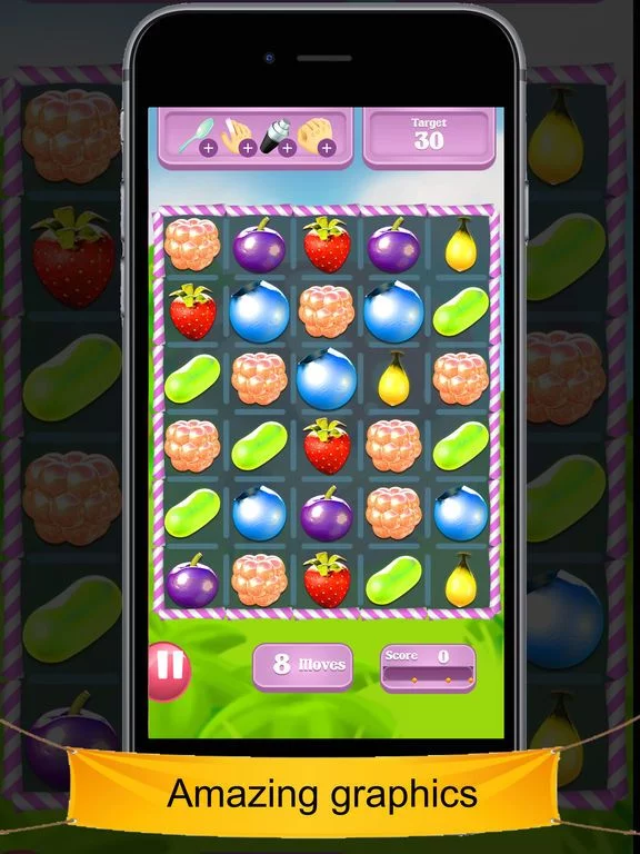 Изображение игры: Candy Berry Switcher Sweetest Match 3 Strawberry