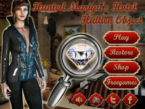 Изображение игры: Haunted Mariya's Hotel Hidden Objects.