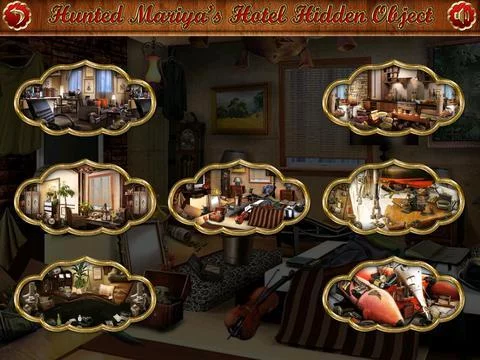 Изображение игры: Haunted Mariya's Hotel Hidden Objects.