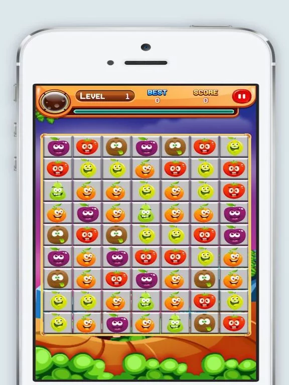 Изображение игры: Fruit Match 3 Puzzle adventure game