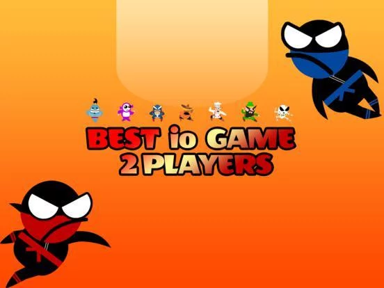Изображение игры: Jumping Ninja .io - 2 Player