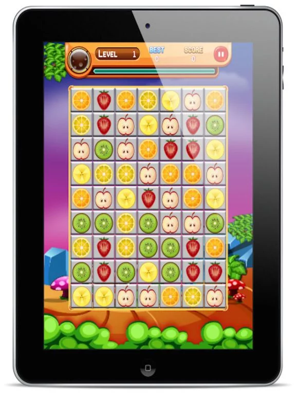 Изображение игры: Fruit Match Additive Free Fun Game - Match 3 Puzzle