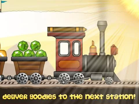 Изображение игры: Train and Rails - Funny Steam Engine Simulator