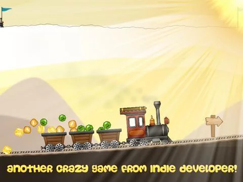 Изображение игры: Train and Rails - Funny Steam Engine Simulator