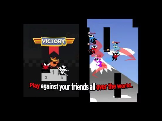 Изображение игры: Jumping Ninja .io - 2 Player