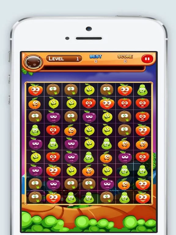 Изображение игры: Fruit Match 3 Puzzle adventure game