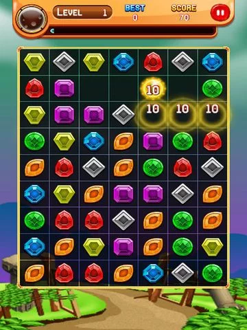 Изображение игры: Crystal Match 3 Puzzle Game For Kids