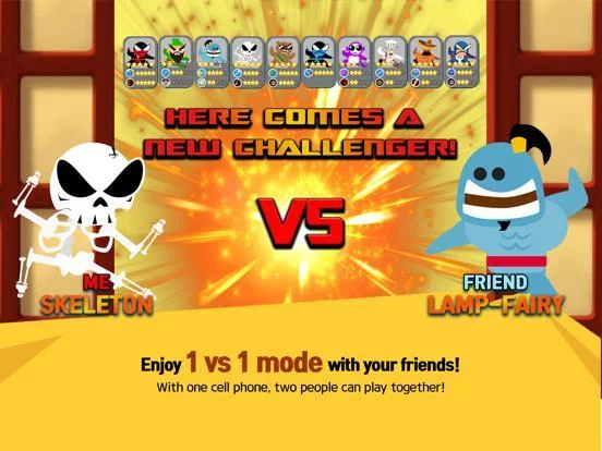 Изображение игры: Jumping Ninja Battle-2 Player