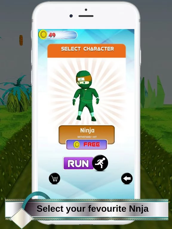 Изображение игры: Run Ninja Subway Surfers Runner - free fun running game for Kids Go