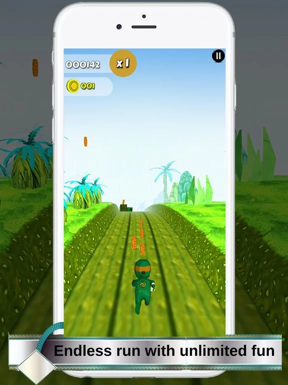 Изображение игры: Run Ninja Subway Surfers Runner - free fun running game for Kids Go
