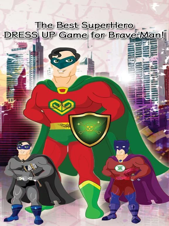 Изображение игры: SuperHero Dress Up Create A Character Games