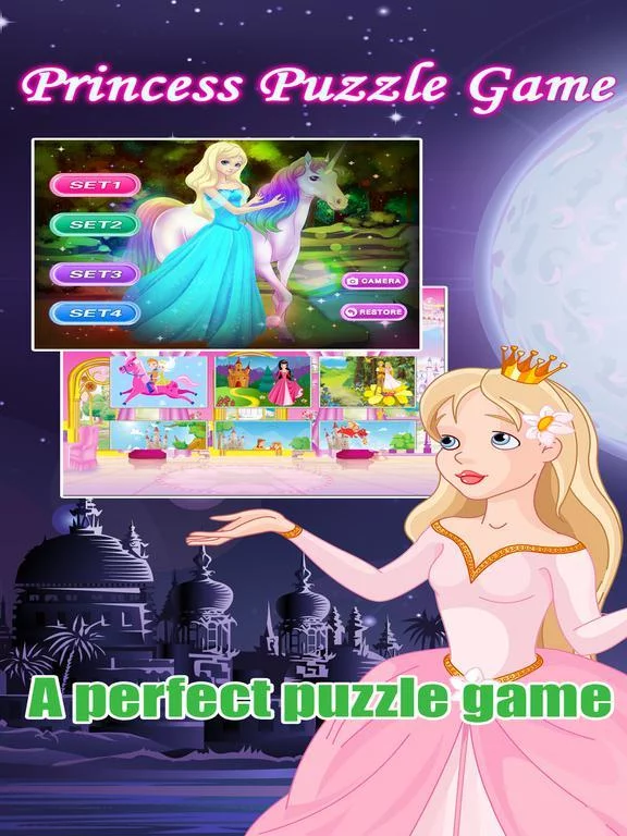 Изображение игры: Princess Pony Jigsaw Puzzles Kids & Toddlers Games