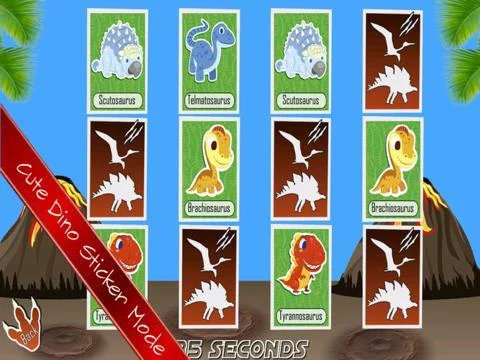 Изображение игры: Dinosaur Memory Game For Kids