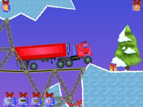 Изображение игры: Christmas bridge - Bridge construction simulator