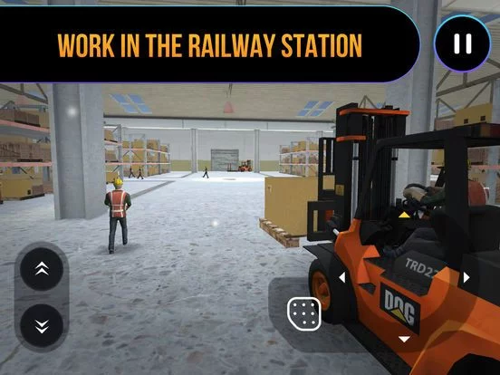 Изображение игры: Forklift Truck - Railway Store