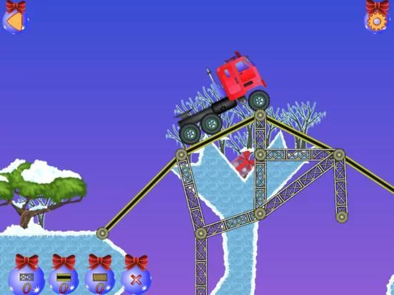 Изображение игры: Christmas bridge - Bridge construction simulator