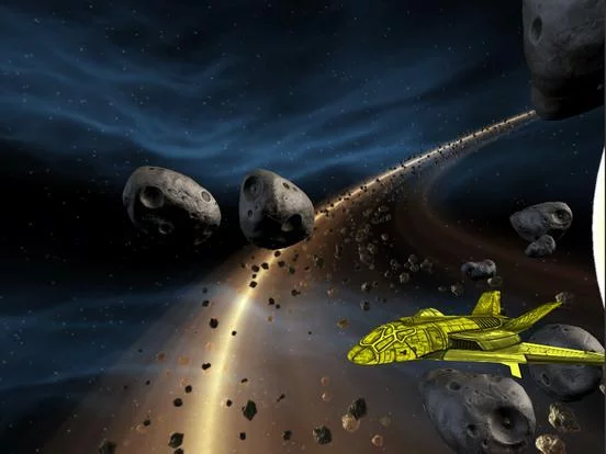 Изображение игры: Fly in space