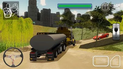 Изображение игры: Cargo Trailer Transport Truck